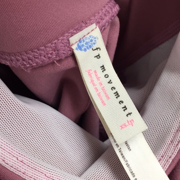 FP Movement Faux Wrap Workout Leggings Pink - Picture 6 of 6